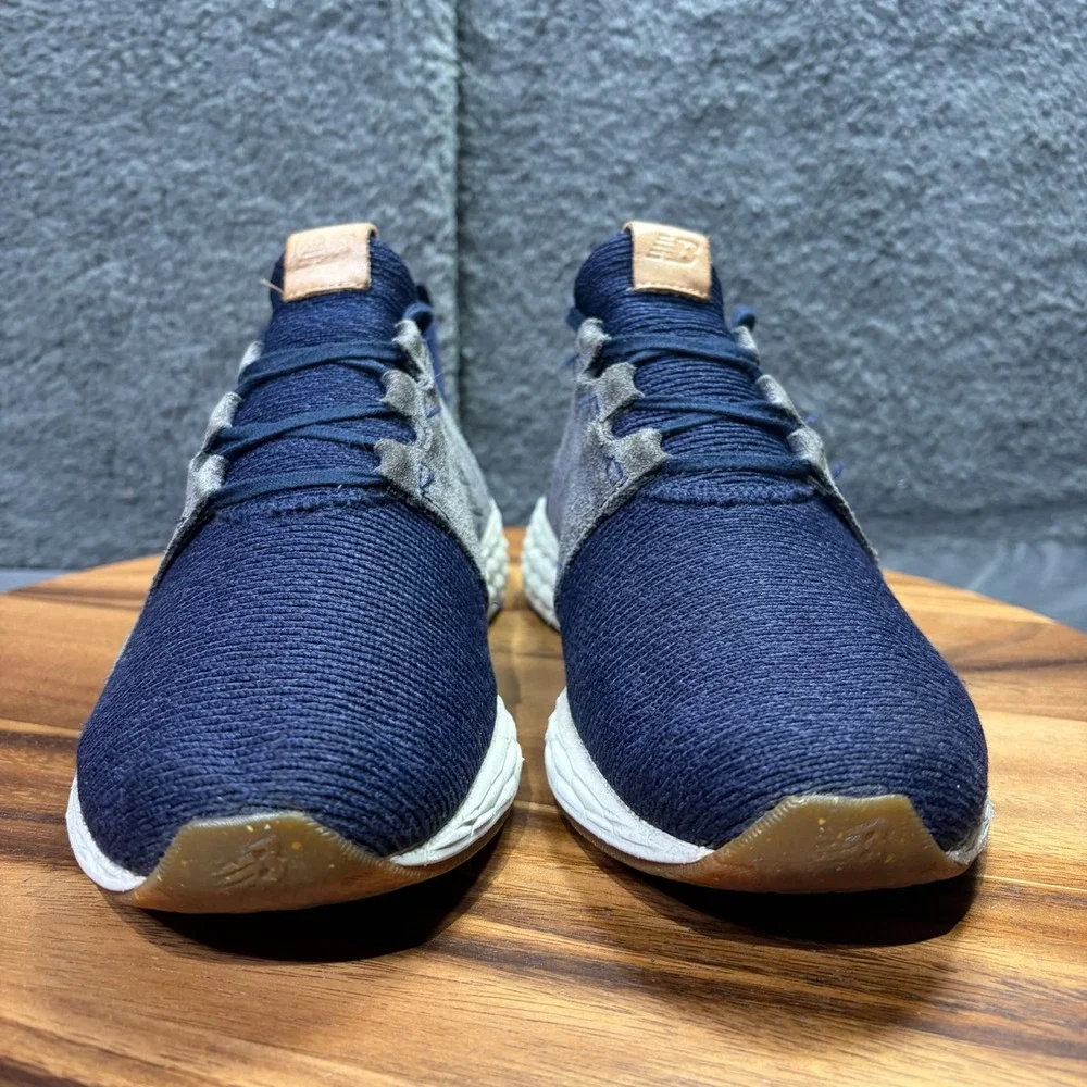 New Balance Fresh Foam Cruz v2 Mens Navy Blue Grey Sneakers MCRUZON Size 9